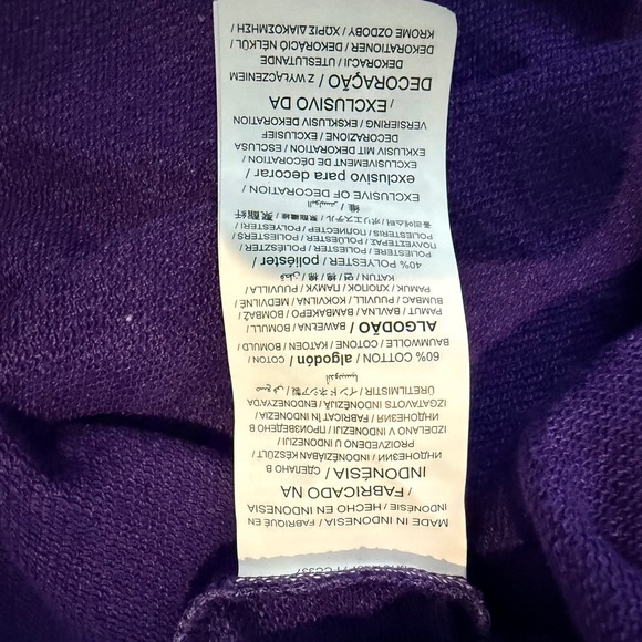 Fanatics Baltimore Ravens Purple Football Hoodie Womens XL NWT NFL - Picture 4 of 6